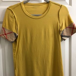 Women’s Burberry check Trim Tee